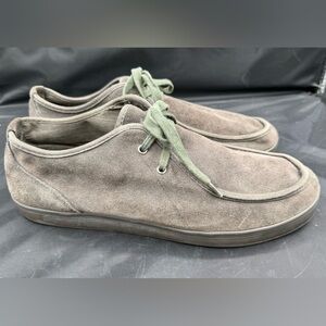 Lugz Men's Sparks Suede Casual Shoes - Gray and Green 12